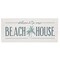 Stupell Industries Welcome to Beach House Sign Blue Palm Trees Wall Plaque Design By Natalie Carpentieri